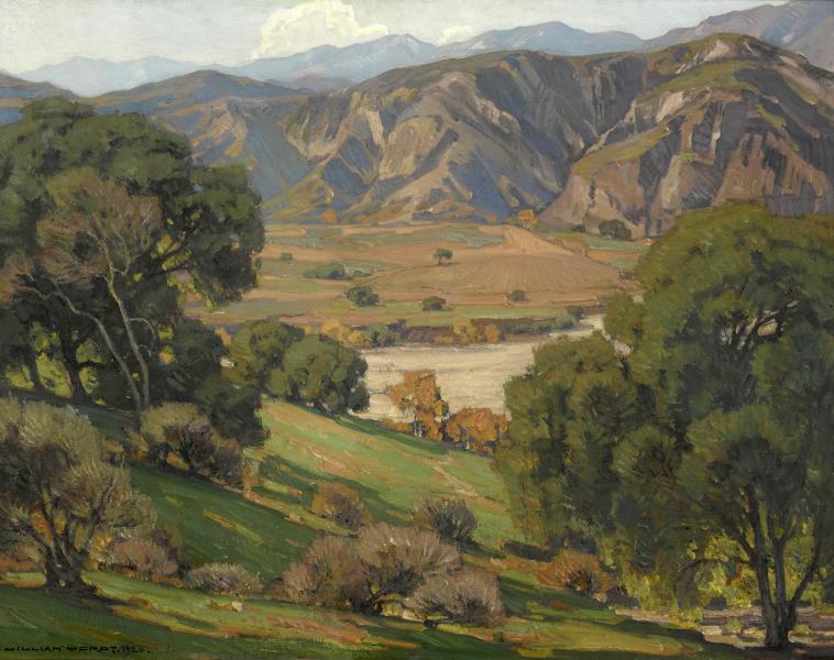 California Landscape by William Wendt | Oil Painting Reproduction