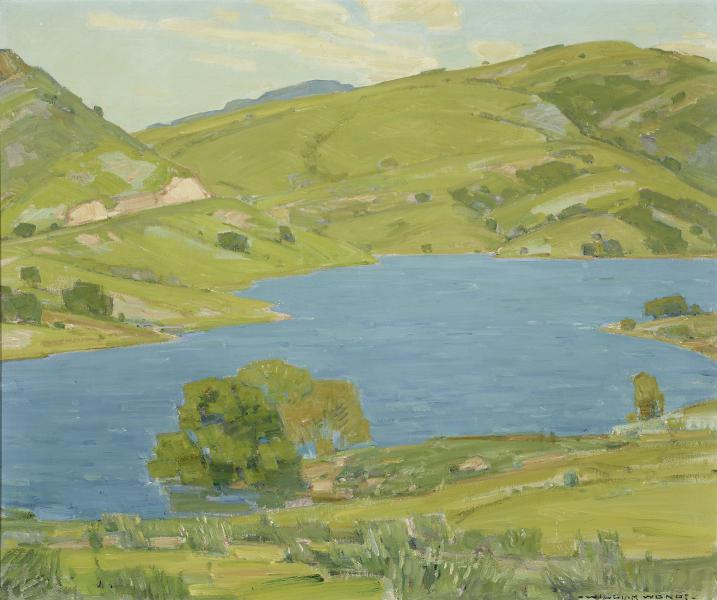 Lake in the Hills by William Wendt | Oil Painting Reproduction