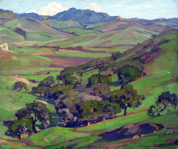 Oak Grove Santa Margarita Ranch | Oil Painting Reproduction