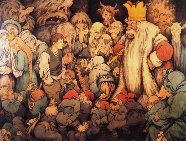 Peer Gynt in the Hall of the Mountain King 1913 | Oil Painting Reproduction
