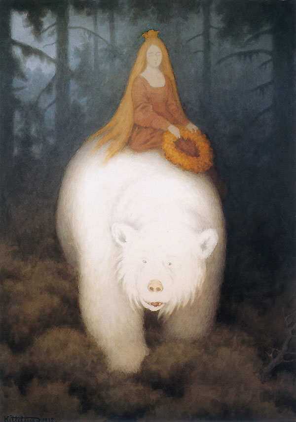 Princess on the White Bear 1912 | Oil Painting Reproduction