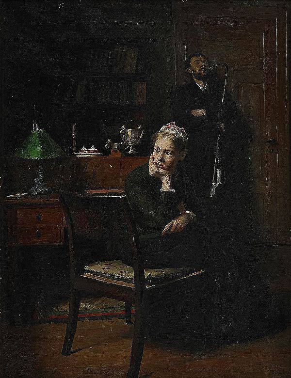 Family Scene in an Interior 1885 | Oil Painting Reproduction