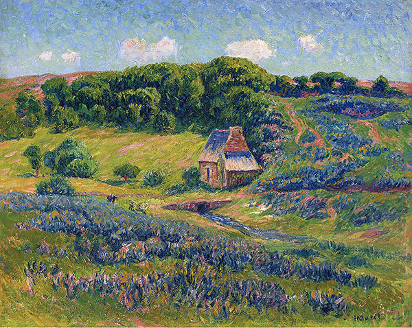 Farm in the Breton Countryside by Henry Moret | Oil Painting Reproduction