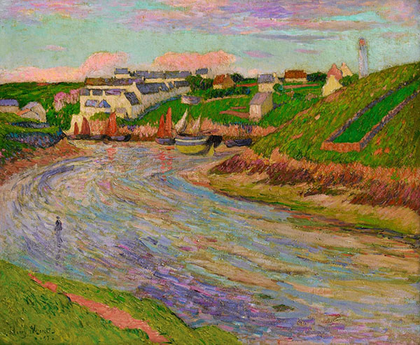 Low Water Evening 1897 by Henry Moret | Oil Painting Reproduction