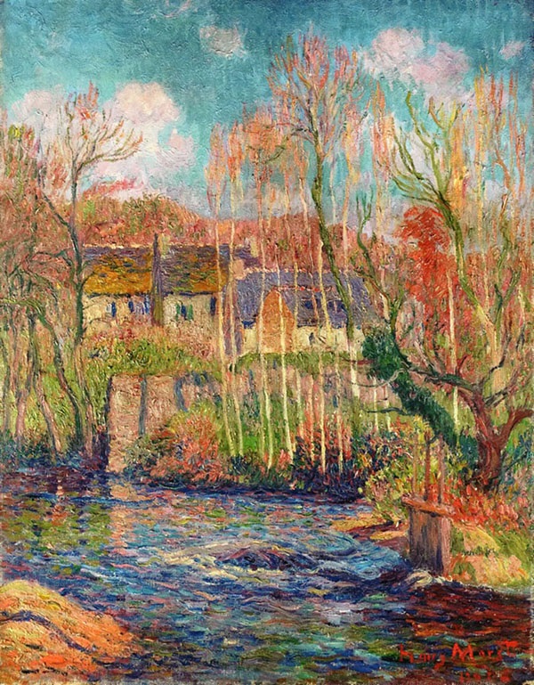 Spring at Pont Aven 1902 by Henry Moret | Oil Painting Reproduction