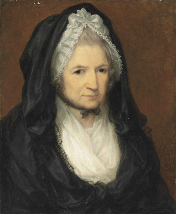 A Lady Dressed In Black by Angelica Kauffman | Oil Painting Reproduction