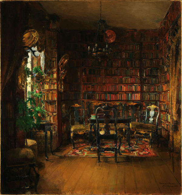 The Library of Thorvald Boeck 1902 | Oil Painting Reproduction