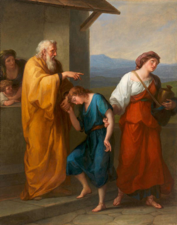 Abraham Driving Out Hagar And Ishmael | Oil Painting Reproduction