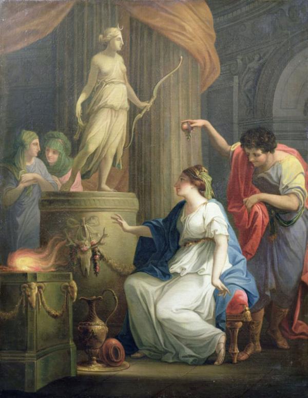 Accontius And Cydippe Before The Altar Of Diana | Oil Painting Reproduction