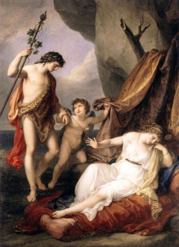 Bacchus And Ariadne by Angelica Kauffman | Oil Painting Reproduction