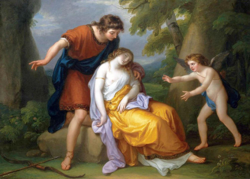 Cephalus With Procris And Cupid | Oil Painting Reproduction