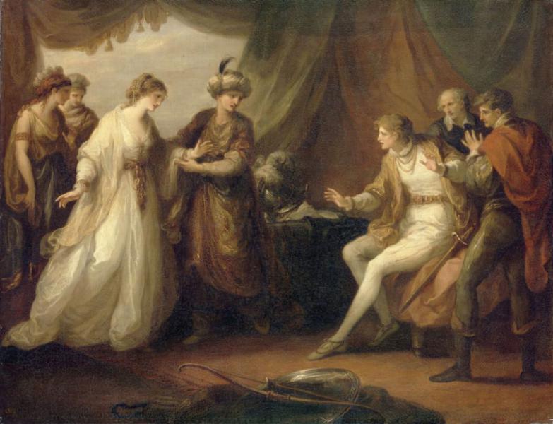 Eleanor Resurrects by Angelica Kauffman | Oil Painting Reproduction