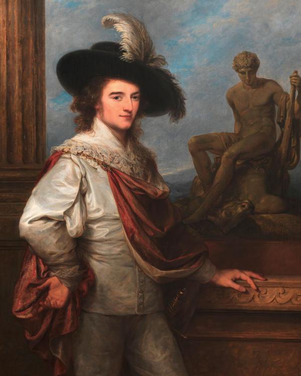 Joseph Johann Graf Fries by Angelica Kauffman | Oil Painting Reproduction