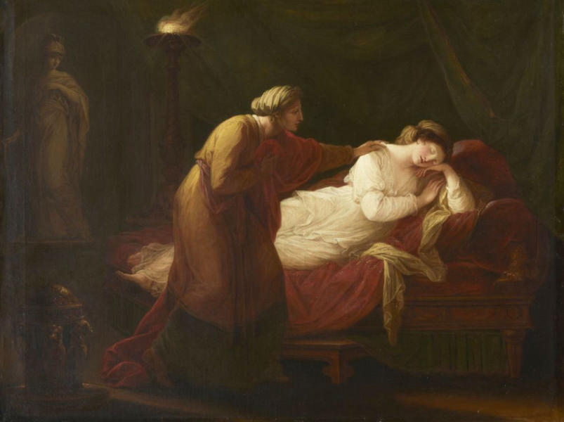 Penelope Awakened By Euryclea With The News Of Ulysses' Return | Oil Painting Reproduction