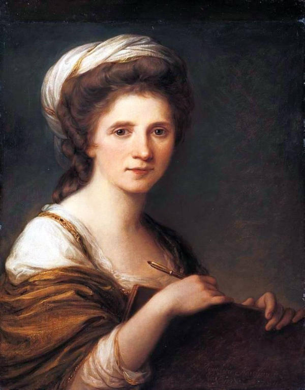 Self Portrait 1787 by Angelica Kauffman | Oil Painting Reproduction