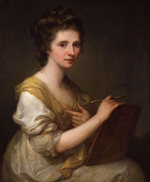 Self Portrait C1770 by Angelica Kauffman | Oil Painting Reproduction