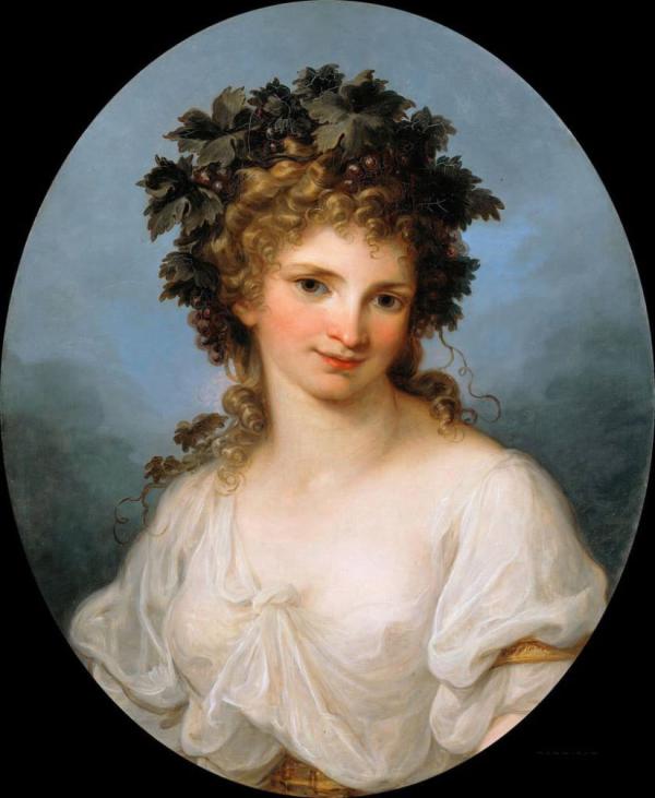 Self Portrait As Bacchante | Oil Painting Reproduction