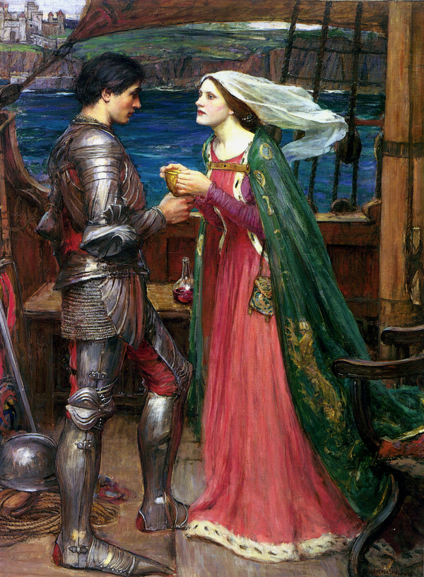 Tristan and Isolde with the Potion | Oil Painting Reproduction