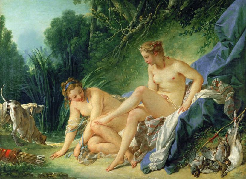 Diana Getting Out of her Bath | Oil Painting Reproduction