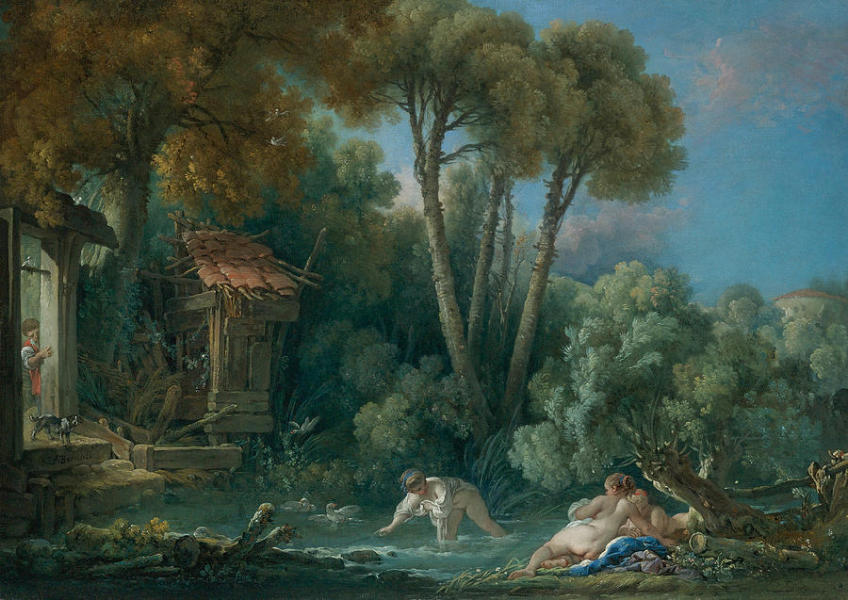The Bathers by Francois Boucher | Oil Painting Reproduction