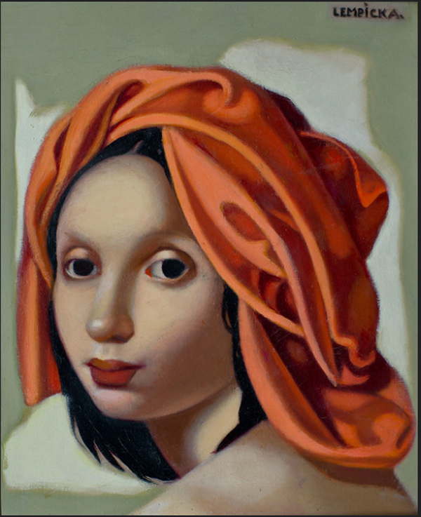 The Orange Turban II by Tamara de Lempicka | Oil Painting Reproduction