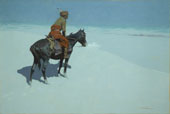 The Scout, Friends or Foes By Frederic Remington