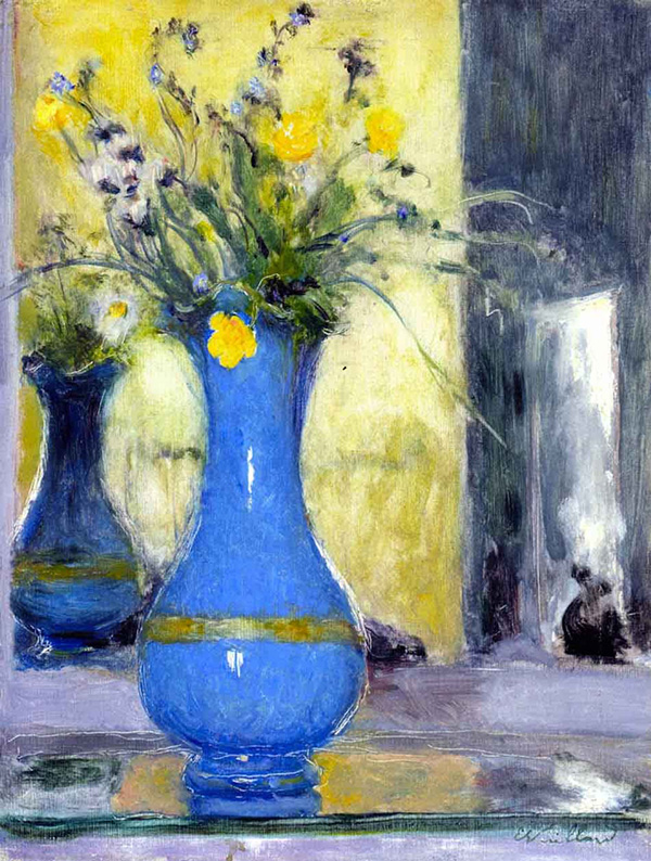 The Blue Vase by Edouard Vuillard | Oil Painting Reproduction