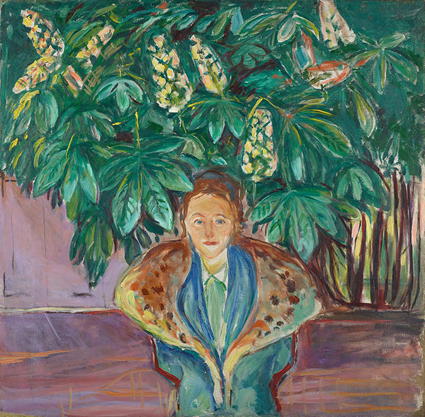 Under the Chestnut Tree by Edvard Munch | Oil Painting Reproduction