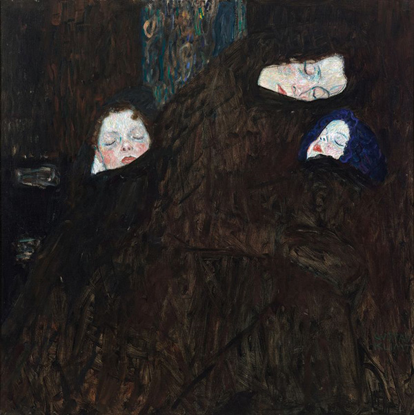 Mother with Two Children by Gustav Klimt | Oil Painting Reproduction