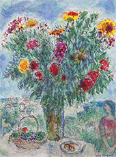 Le Grand Bouquet 1978 By Marc Chagall