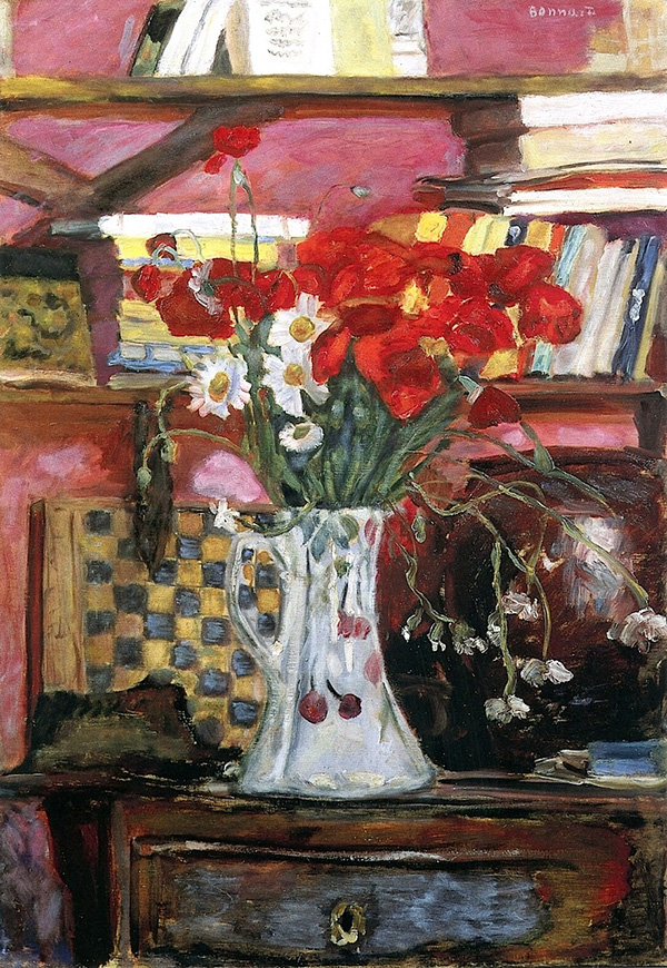 Vase of Flowers and Checkers 1912 | Oil Painting Reproduction