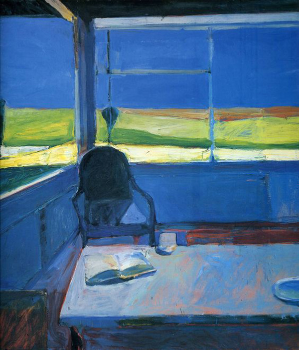 Interior with Book 1959 by Richard Diebenkorn | Oil Painting Reproduction