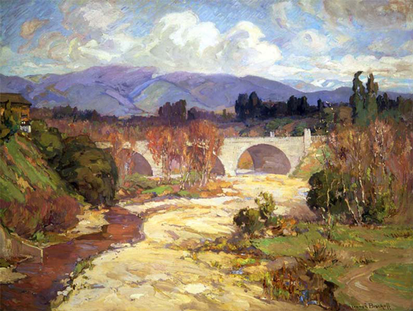 Aroyo Seco Bridge by Franz Bischoff | Oil Painting Reproduction