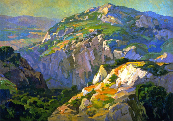 Canyon Green by Franz Bischoff | Oil Painting Reproduction