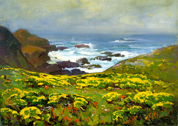 Morning Mist Monterey Coast by Franz Bischoff | Oil Painting Reproduction