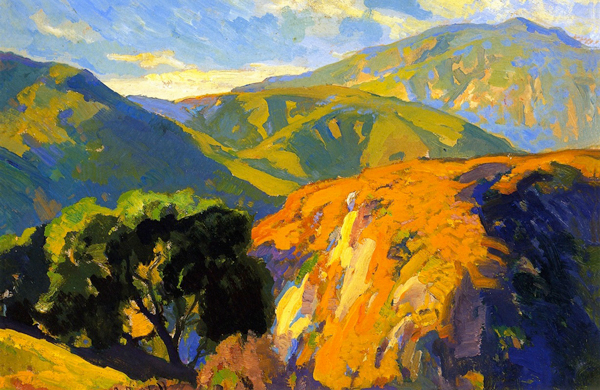 Pasadena Foothills by Franz Bischoff | Oil Painting Reproduction