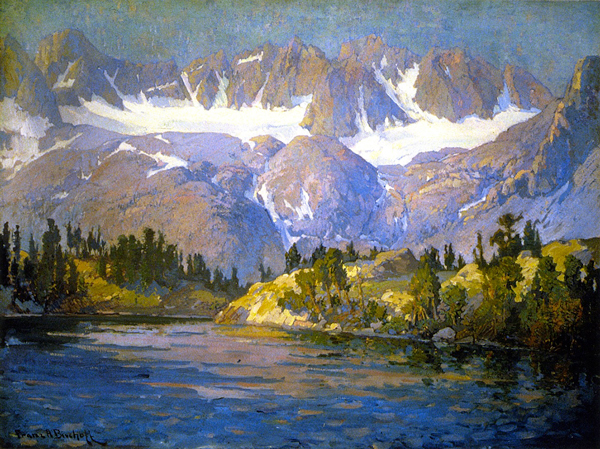 Summit Lake by Franz Bischoff | Oil Painting Reproduction