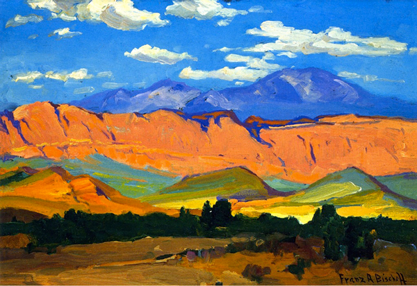 Utah Range by Franz Bischoff | Oil Painting Reproduction