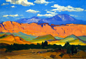 Utah Range By Franz Bischoff