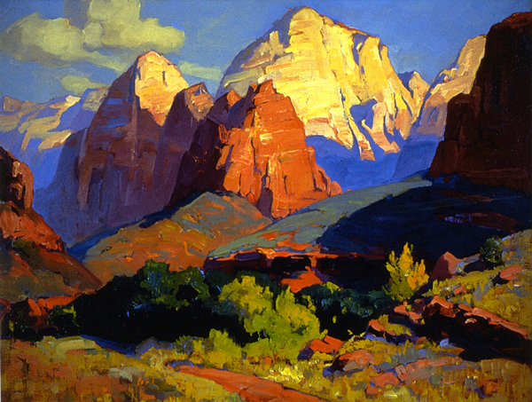 Zion Park by Franz Bischoff | Oil Painting Reproduction