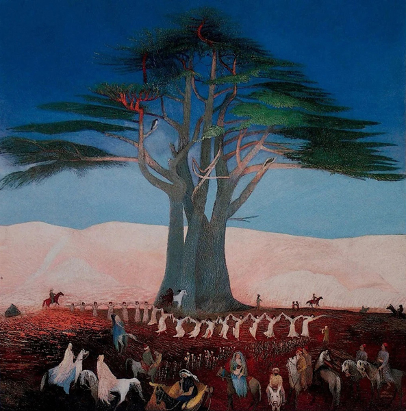 Pilgrimage to the Cedars of Lebanon 1907 | Oil Painting Reproduction