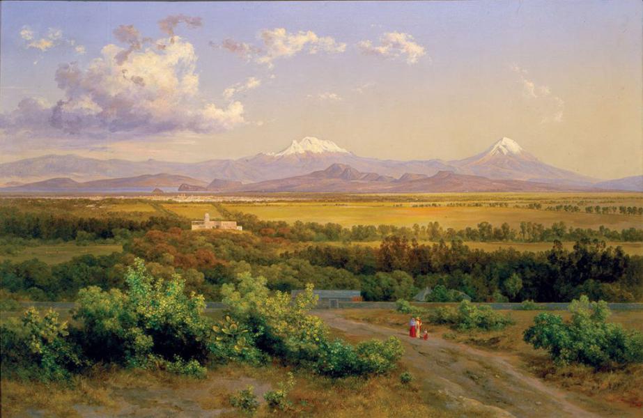 Valley of Mexico from the King's Mill | Oil Painting Reproduction