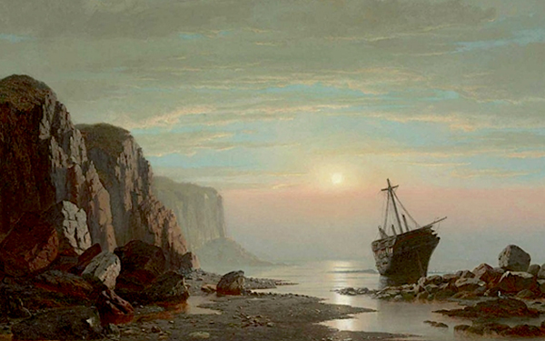 The Coast of Labrador 1864 by William Bradford | Oil Painting Reproduction