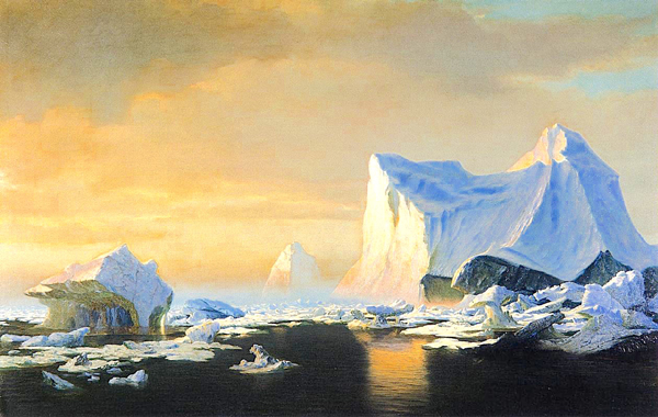 Icebergs in the Arctic by William Bradford | Oil Painting Reproduction