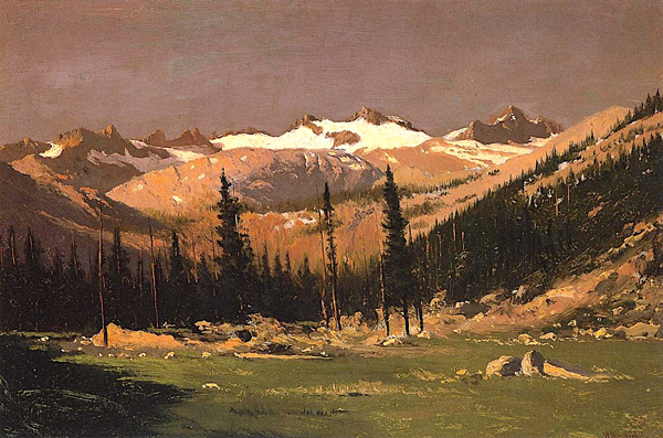 Mount Lyell above Yosemite by William Bradford | Oil Painting Reproduction