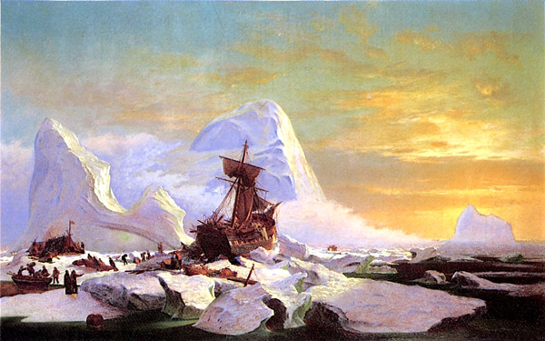 Crushed in the Ice by William Bradford | Oil Painting Reproduction