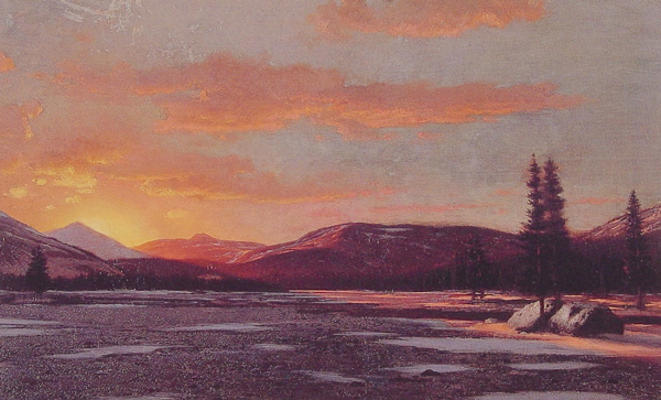 Winter Sunset by William Bradford | Oil Painting Reproduction