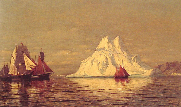 Ships and Iceberg by William Bradford | Oil Painting Reproduction