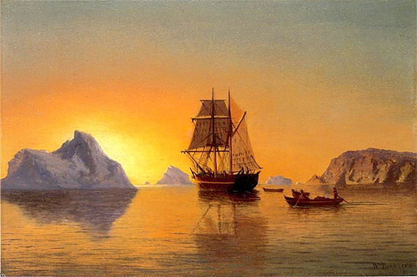 An Arctic Scene by William Bradford | Oil Painting Reproduction