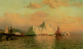 Fishing Boats off Labrador Island By William Bradford